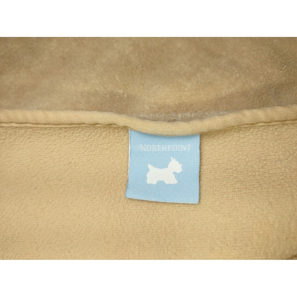 Northpoint BABY Tan Brown Fleece Blanket Lion Giraffe Monkey Jungle Safari Lovey - Picture 2 of 3